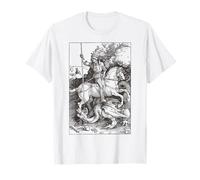 Saint Georges et Le Dragon, Art catholique Vintage Anglais T-Shirt