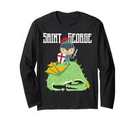 Saint Georges et Le Dragon Saint catholique Enfants Garçons Manche Longue