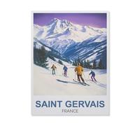 Saint Gervais France，Jigsaws Puzzles 1500 Pieces Classic Jigsaws Educational Games Toys，Best Gift for Adults and Kids（57x87cm）-FD71