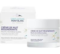 Saint Gervais Mont Blanc Crème de Nuit Régénérante 50ML, Soin Hydratant Réparateur de Nuit à l’Eau Thermale pour Restaurer le Confort, l’Hydratation et l’Éclat