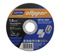 Saint-Gobain CLIPPER Disque de coupe métal inox A60S-115x1.0x22.23mm Quantité:1