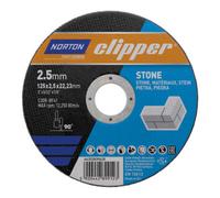 Saint-Gobain CLIPPER Disque de découpe pierre C30R-125x2,5x22,23mm Quantité:1