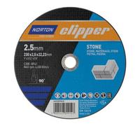 Saint-Gobain CLIPPER Disque de séparation pierre C30R-230x2,5x22,23mm Quantité:1