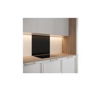 Saint-gobain fond de hotte en verre emaille noir 45x90