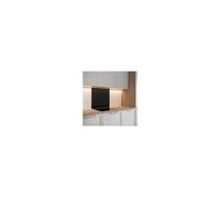 Saint-gobain fond de hotte en verre emaille noir 45x90