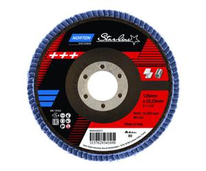 Saint-Gobain Norton Disque à lamelles Starline 125 mm P80 Quantité:1