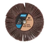 Saint-Gobain Norton Meule à lamelles avec tige -BDX R207- 80x30x6mm SK(C) P80 Quantité:10