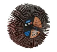 Roue à lamelle sur tige - 60 x 20 mm - grain 60 - par 10 - BDX NORTON