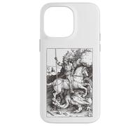 Saint Gorge et Le Dragon, Art Vintage Anglais, Art catholique Coque pour iPhone 14 Pro Max