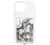 Saint Gorge et Le Dragon, Art Vintage Anglais, Art catholique Coque pour iPhone 15