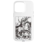 Saint Gorge et Le Dragon, Art Vintage Anglais, Art catholique Coque pour iPhone 15 Pro Max