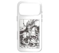 Saint Gorge et Le Dragon, Art Vintage Anglais, Art catholique Coque pour iPhone 17 Pro Max