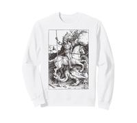 Saint Gorge et Le Dragon, Art Vintage Anglais, Art catholique Sweatshirt