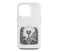 Saint Graal Légende arthurienne Calice Sacré Art Ligne Art Coque pour iPhone 13 Pro