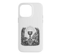 Saint Graal Légende arthurienne Calice Sacré Art Ligne Art Coque pour iPhone 14 Pro Max