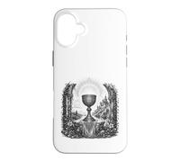Saint Graal Légende arthurienne Calice Sacré Art Ligne Art Coque pour iPhone 16 Plus