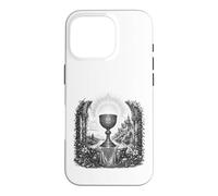 Saint Graal Légende arthurienne Calice Sacré Art Ligne Art Coque pour iPhone 16 Pro