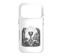Saint Graal Légende arthurienne Calice Sacré Art Ligne Art Coque pour iPhone 17 Pro