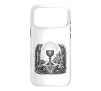 Saint Graal Légende arthurienne Calice Sacré Art Ligne Art Coque pour iPhone 17 Pro Max