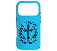 Saint Grégoire, priez pour Nous, nouveauté Religieuse catholique Coque pour iPhone 17 Pro
