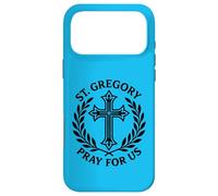 Saint Grégoire, priez pour Nous, nouveauté Religieuse catholique Coque pour iPhone 17 Pro Max