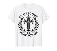 Saint Grégoire, priez pour Nous, nouveauté Religieuse catholique T-Shirt