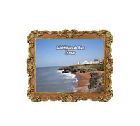 Saint-Hilaire-de-Riez France Aimant de réfrigérateur 3D Souvenir de voyage Décoration de réfrigérateur Autocollant magnétique Craft Collection