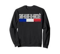 Saint-Hilaire-du-Harcouët Drapeau France Fierté de la Ville française Sweatshirt