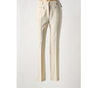 saint hilaire pantalons femme de couleur beige 38