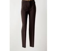 saint hilaire pantalons femme de couleur marron 38