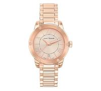 Saint Honoré Montre Femme Quartz- Affichage Analogique Bracelet Acier Inoxydable Rose et Cadran Beige 7511308LMRR