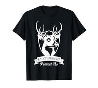 Saint Hubert Hubertus Patron Saint des chasseurs Cadeau de cerf T-Shirt