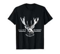 Saint Hubert Hubertus Patron Saint des chasseurs Cadeaux de cerf T-Shirt