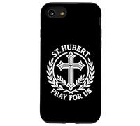 Saint Hubert Pray for Us Catholic Hunting Saint Coque pour iPhone SE (2020) / 7/8