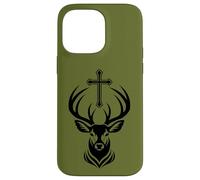 Saint Hubertus Le Cerf avec la Croix Coque pour iPhone 14 Pro Max