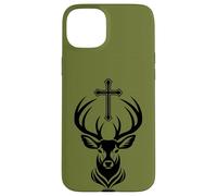 Saint Hubertus Le Cerf avec la Croix Coque pour iPhone 15 Plus