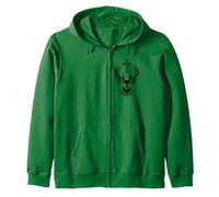 Saint Hubertus Le Cerf avec la Croix Sweat à Capuche
