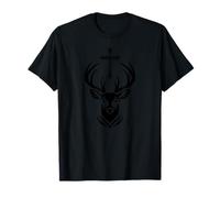 Saint Hubertus Le Cerf avec la Croix T-Shirt