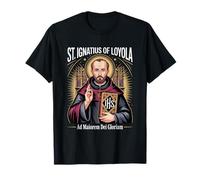 Saint Ignace Loyola Ad Maiorem Dei Gloriam Catholique Jésuite T-Shirt