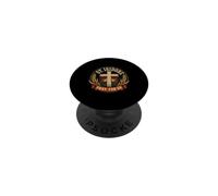 Saint Isidore, priez pour Nous, Saint Patron catholique des Agriculteurs PopSockets PopGrip Adhésif
