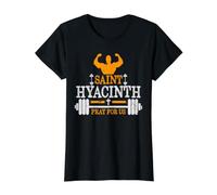 Saint Jacinthe de Pologne Saint Patron d'haltérophilie catholique T-Shirt Graphique avec Valeur