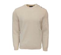 Saint James - Cancale Pull Marin Côtelé - Homme - Pulls - Blanc - Taille: XL