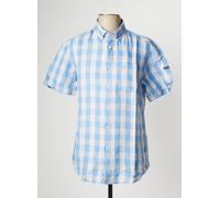 saint james chemises homme de couleur bleu