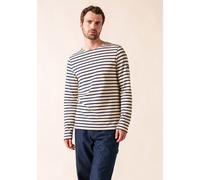 SAINT JAMES - Meridien Moderne - T-shirt Ecru / Marine - L