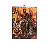 Saint Jean-Baptiste Icône du 18ème Siècle (13,8 x 18 cm)