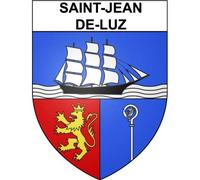 Saint-Jean-de-Luz 64 ville Stickers blason autocollant adhésif - Taille : 17 cm