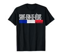 Saint-Jean-de-Védas Drapeau France Fierté de la Ville T-Shirt