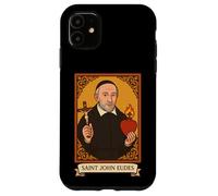 Saint Jean Eudes, prêtre, Sacré-Cœur, Saint catholique Coque pour iPhone 11