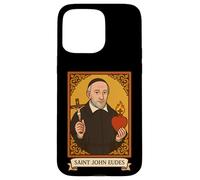 Saint Jean Eudes, prêtre, Sacré-Cœur, Saint catholique Coque pour iPhone 15 Pro Max