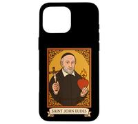 Saint Jean Eudes, prêtre, Sacré-Cœur, Saint catholique Coque pour iPhone 16 Pro Max